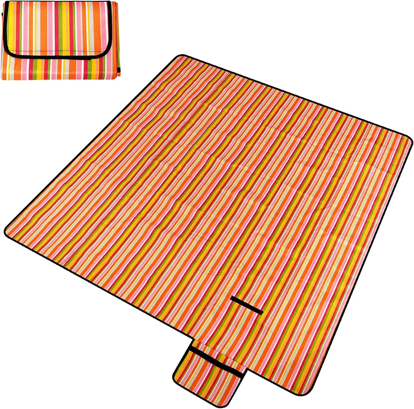 UNICOO Extra Large Outdoor Picnic Blankets, Sandproof & Waterproof Foldable Blankets for Beach, Park, Camping on Grass Picnic Blankets