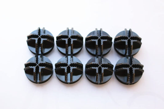 UNICOO - Plastic Cube Organizer Connectors Black Set of 8