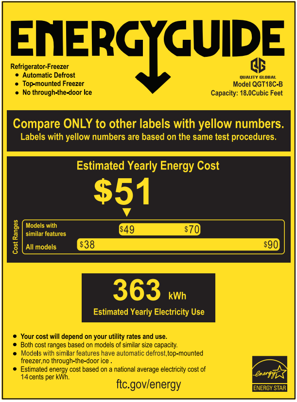 Energy Card QGT18C-B