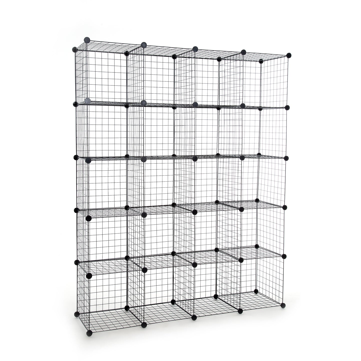 UNICOO - Multi Use DIY 20 Cube Organizer (Black Wire)
