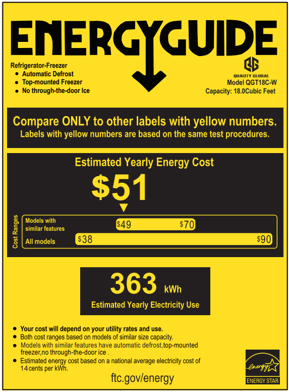 Energy Card QGT18C-W
